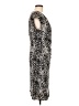 Black Label by Evan Picone Animal Print Black Cocktail Dress Size 12 - photo 4