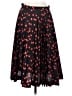 J.Crew 100% Polyester Hearts Black Casual Skirt Size 2 - photo 2