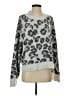 American Eagle Outfitters Animal Print Gray Pullover Sweater Size S - photo 1
