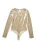 Blush Metallic Gold Bodysuit Size M - photo 2