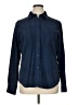 Carlisle Blue Ivory Long Sleeve Button-Down Shirt Size 14 - photo 1