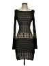 Max Studio 100% Viscose Stripes Black Cocktail Dress Size S - photo 1