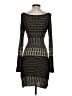 Max Studio 100% Viscose Stripes Black Cocktail Dress Size S - photo 2