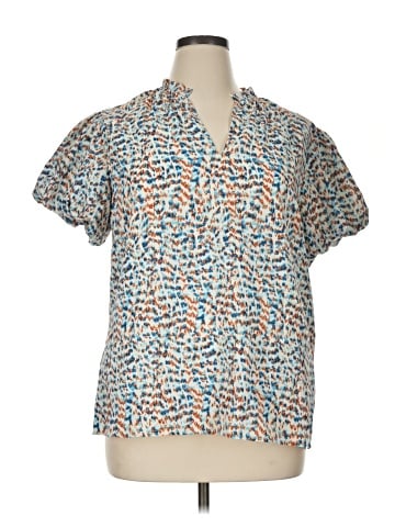 Fashion Short Sleeve Blouse (view 1)