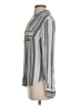 Merona Stripes Gray Long Sleeve Blouse Size XS - photo 5