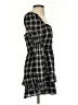 Blush Plaid Black Casual Dress Size S - photo 4