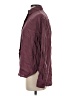 Athleta 100% Linen Burgundy Long Sleeve Button-Down Shirt Size XS - photo 5