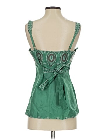 BCBGMAXAZRIA Sleeveless Silk Top (view 2)
