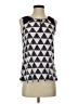 SJS 100% Spandex Blue Sleeveless Blouse Size S - photo 1