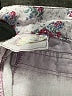 Hei Hei 100% Linen Metallic Silver Linen Pants Size 36 waist - photo 9