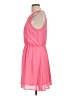 Wish 100% Polyester Solid Pink Casual Dress Size L - photo 5