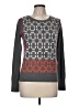 Halogen Graphic Gray Pullover Sweater Size M - photo 1