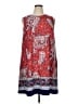 Apt. 9 Paisley Red Casual Dress Size XL - photo 1