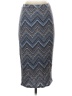 Willow & Clay Chevron-herringbone Blue Formal Skirt Size S - photo 1