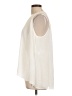 Zara Basic 100% Polyester Ivory Sleeveless Blouse Size L - photo 5