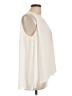 Zara Basic 100% Polyester Ivory Sleeveless Blouse Size L - photo 4