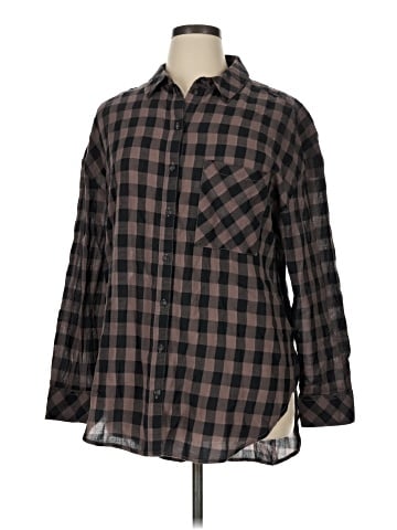 Sanctuary Long Sleeve Button-Down Shirt (view 1)