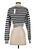 Olivaceous Stripes Silver Cardigan Size S - photo 2