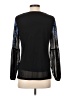 JM Collection Blue Long Sleeve Blouse Size XS - photo 2