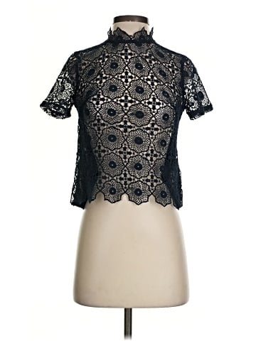 Topshop Short Sleeve Blouse (view 1)