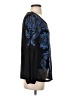JM Collection Blue Long Sleeve Blouse Size XS - photo 4