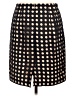 Ann Taylor Polka Dots Black Formal Skirt Size 10 Petite - photo 2