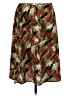 Sag Harbor 100% Polyester Print Red Casual Skirt Size L - photo 1