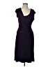 Connected Apparel Solid Purple Cocktail Dress Size 12 - photo 1