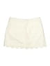 Lilly Pulitzer 100% Cotton Chevron-herringbone Ivory Skort Size 00 - photo 2