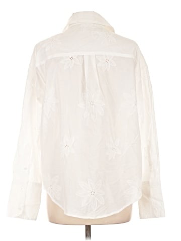Line & Dot Long Sleeve Blouse (view 2)