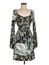 Laundry by Shelli Segal 100% Polyester Paisley Teal Cocktail Dress Size 8 Petite - photo 1