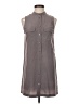 Equipment 100% Silk Gray Sleeveless Silk Top Size XS - photo 1