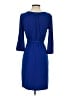 Valerie Bertinelli Solid Blue Casual Dress Size 4 - photo 2