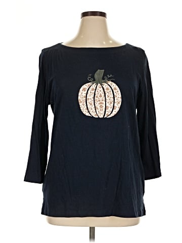 Ann Taylor LOFT Outlet 3/4 Sleeve T-Shirt (view 1)