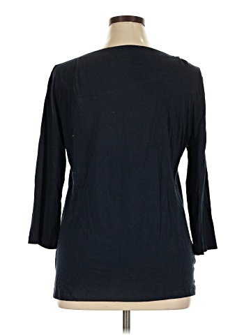 Ann Taylor LOFT Outlet 3/4 Sleeve T-Shirt (view 2)
