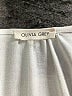 Olivia Grey 100% Polyester Ivory 3/4 Sleeve Blouse Size L - photo 7