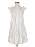 Gap Stripes White Casual Dress Size S (tall) - photo 1