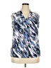 Kasper Blue Sleeveless Blouse Size XL - photo 1