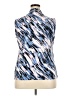 Kasper Blue Sleeveless Blouse Size XL - photo 2
