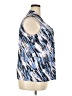Kasper Blue Sleeveless Blouse Size XL - photo 4