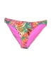 Hurley Print Pink Swimsuit Bottoms Size L - photo 1
