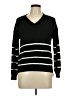 Maurices Stripes Black Pullover Sweater Size L - photo 1