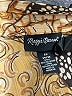 Maggie Barnes 100% Polyester Animal Print Brown Long Sleeve Blouse Size 5X - photo 7
