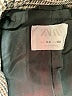 Zara Houndstooth Gray Coat Size 8 - 9 - photo 6
