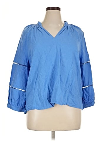 Ann Taylor LOFT 3/4 Sleeve Blouse (view 1)
