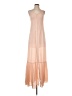 Aqua 100% Polyester Tan Casual Dress Size S - photo 1