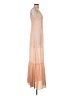 Aqua 100% Polyester Tan Casual Dress Size S - photo 4