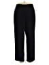 Sag Harbor Solid Black Casual Pants Size 16 - photo 1