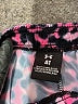 Under Armour 100% Polyester Animal Print Pink Athletic Shorts Size 4T - photo 3