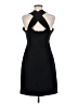 Halston 100% Polyester Solid Black Cocktail Dress Size 6 - photo 2